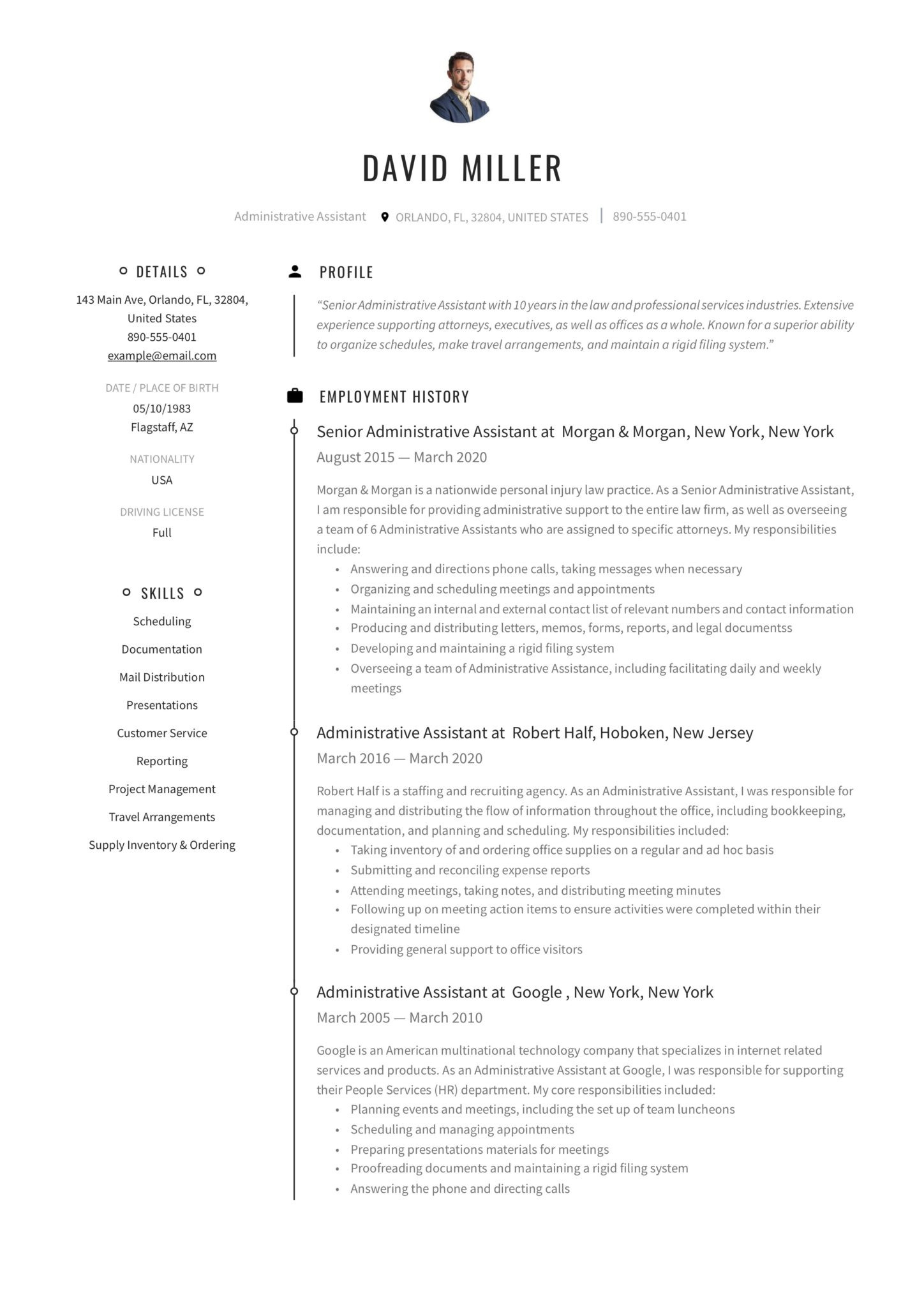 Free Sample Of Resume for Administrative assistant 19 Administrative assistant Resumes & Guide Pdf 2022