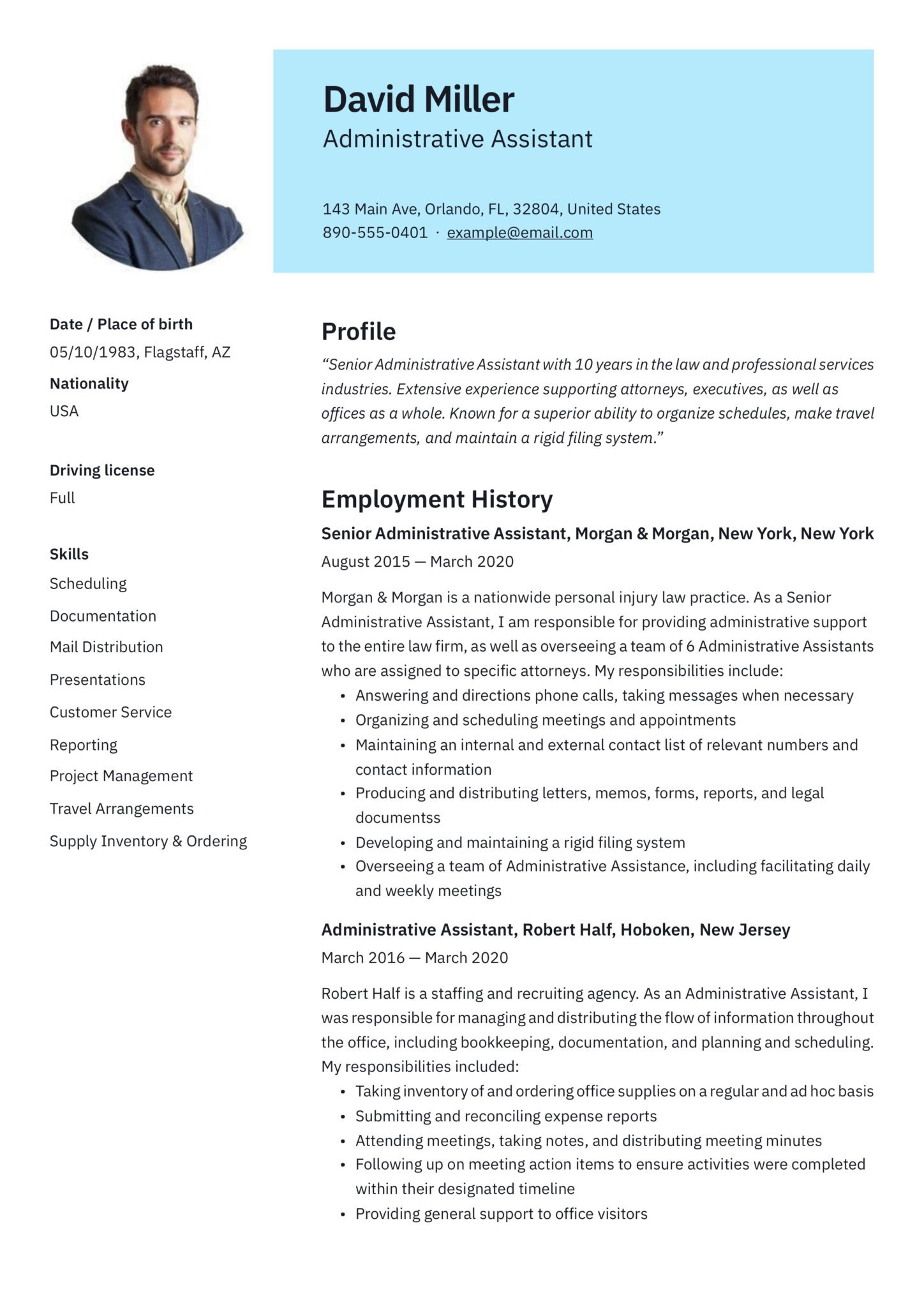Free Sample Of Resume for Administrative assistant 19 Administrative assistant Resumes & Guide Pdf 2022