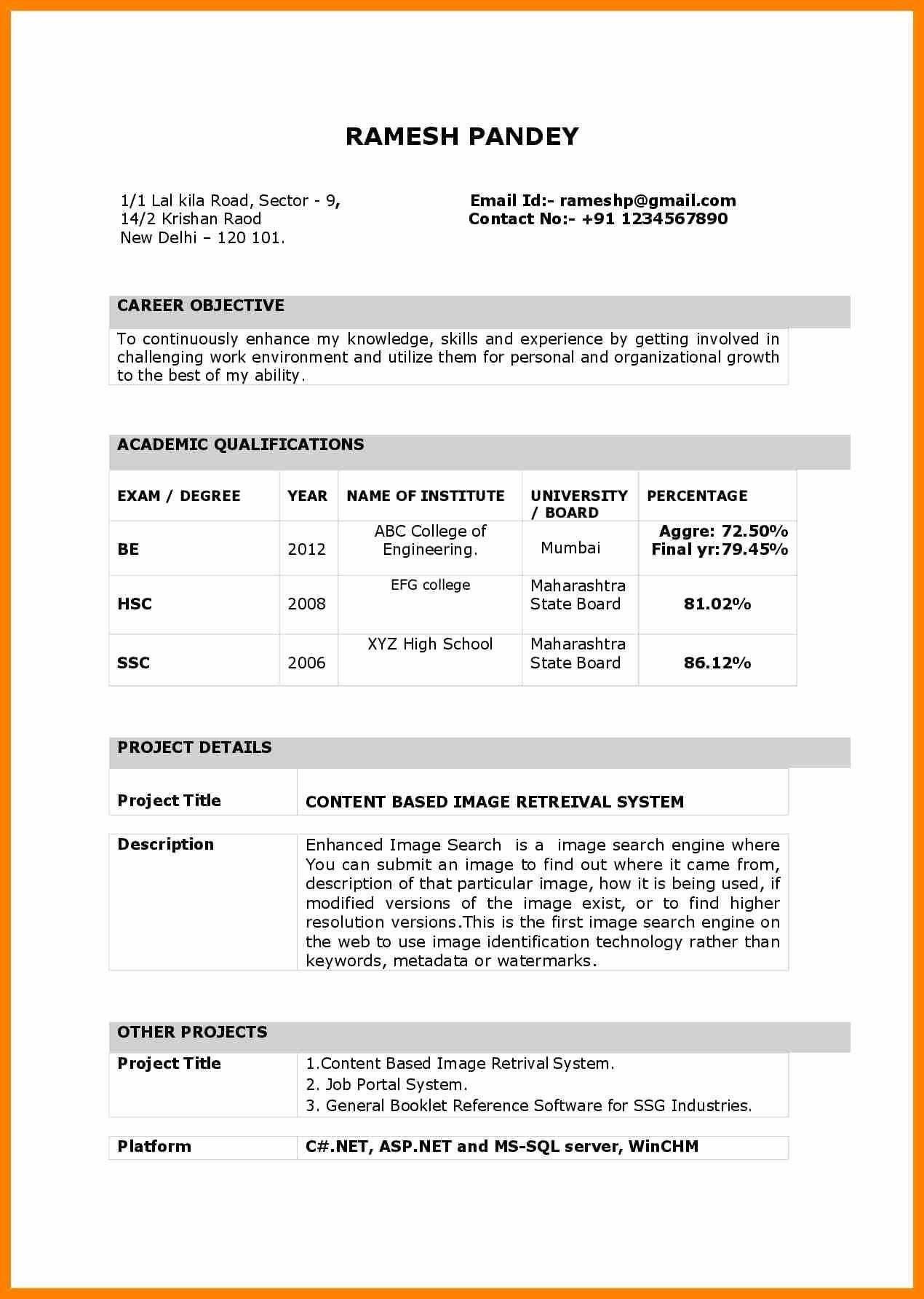Indian Primary School Teacher Resume Sample Resume format India – Resume format Resume format In Word … Indian Primary School Teacher Resume Sample Resume format India – Resume format Resume format In Word …