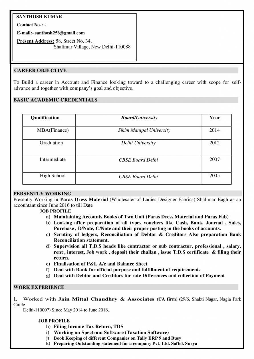 Mba Finance Resume Samples for Experienced Mba Finance Experienced Resumes/cv – Free Download – Resume …