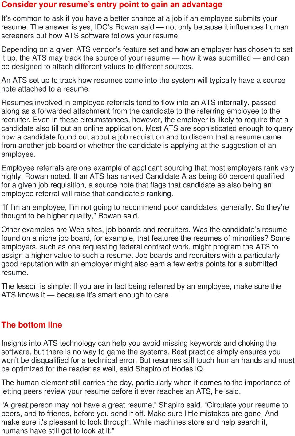 Recareering Teacher to Nurse Resume Sample Making Your Cover Letter & Resume software-friendly – Pdf Free …