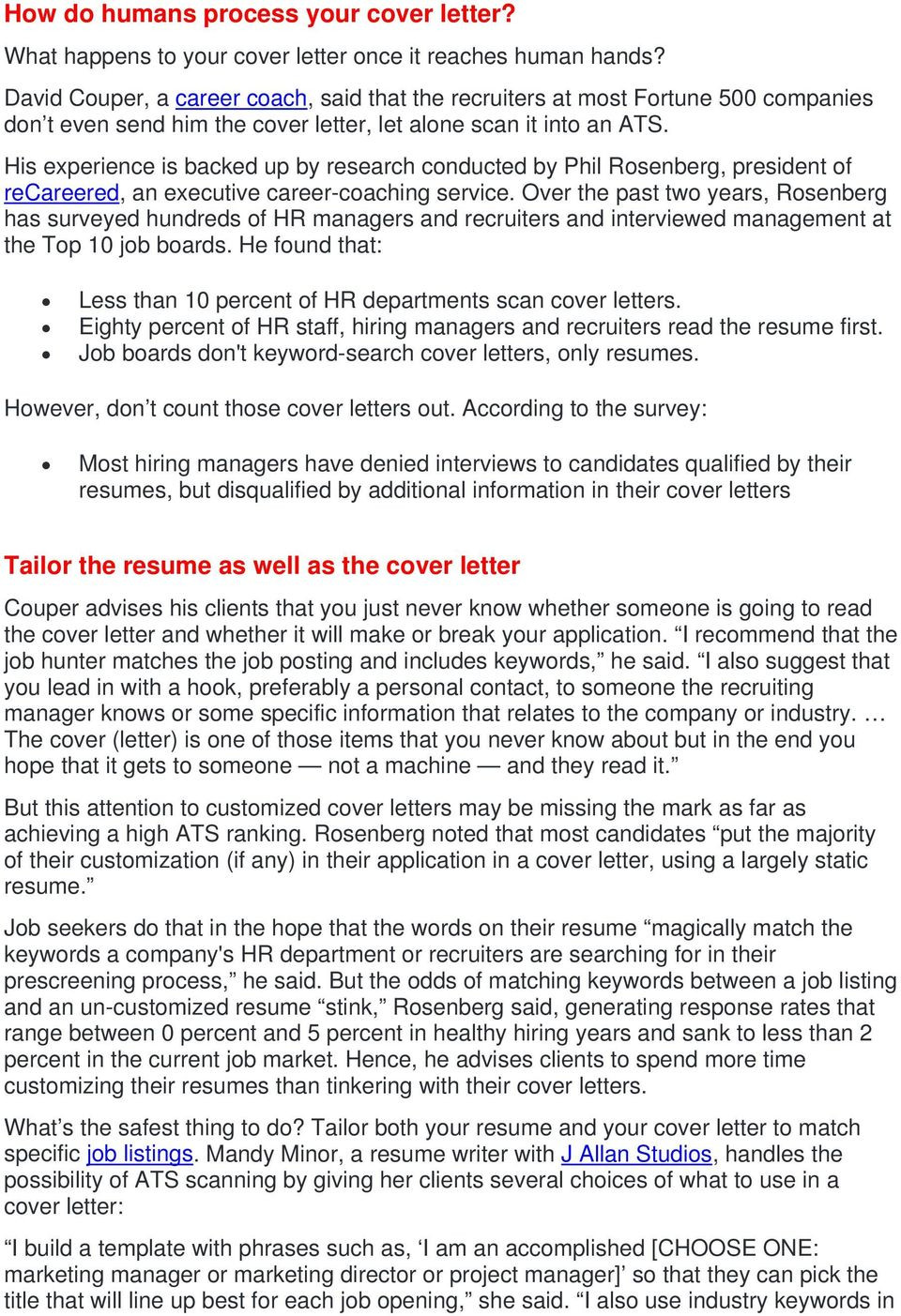 Recareering Teacher to Nurse Resume Sample Making Your Cover Letter & Resume software-friendly – Pdf Free …