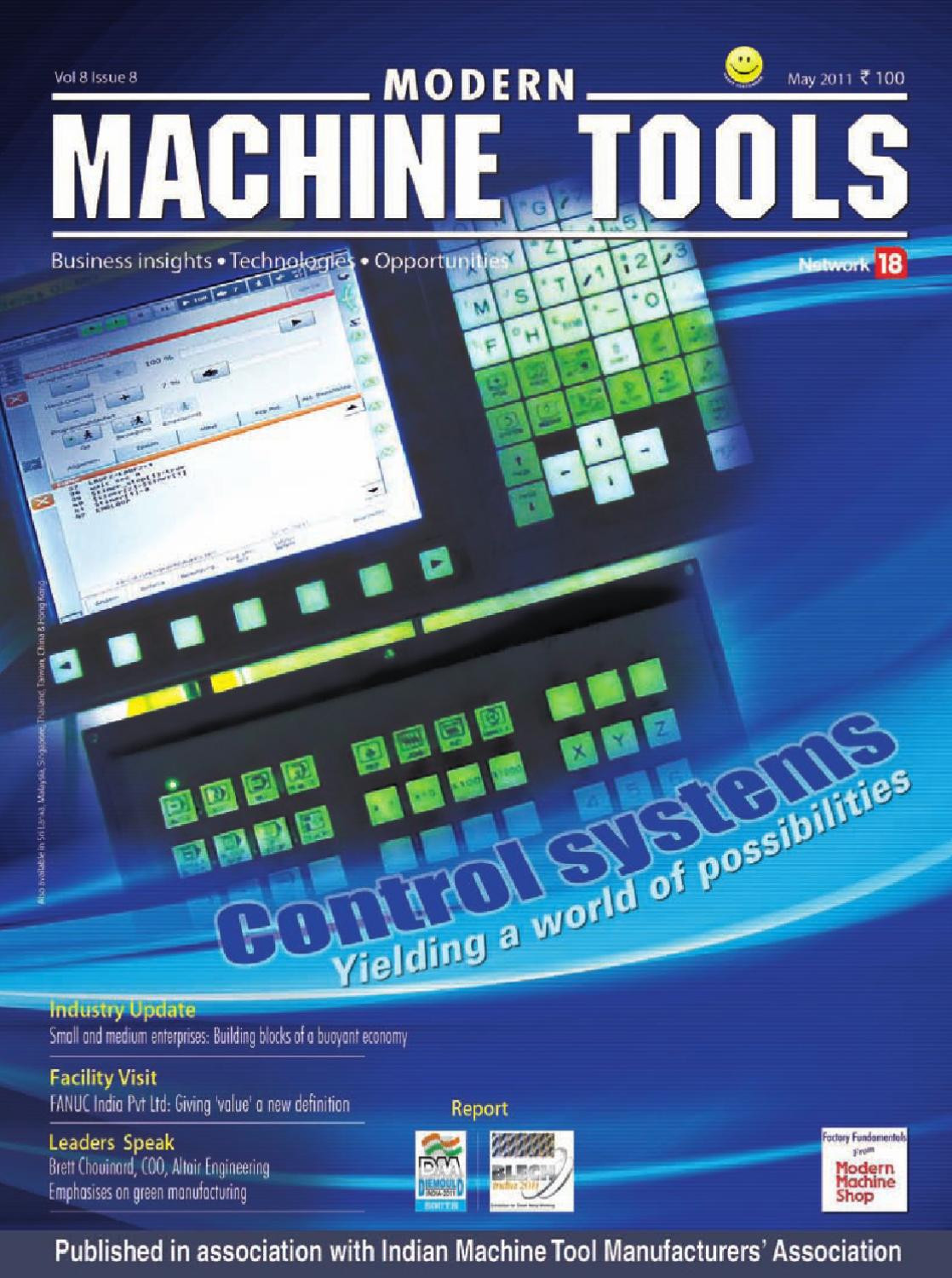 Received Numeros Adcoles Sample for Resume Modern Machine tools – May 2011 by Infomedia18 – issuu