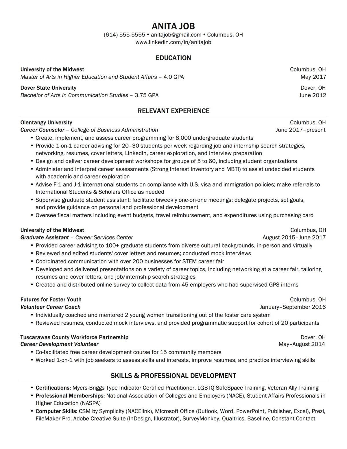 Resume Sample for Student Activities Director Resume Examples for Students Modern Student Affairs Resume Samples …