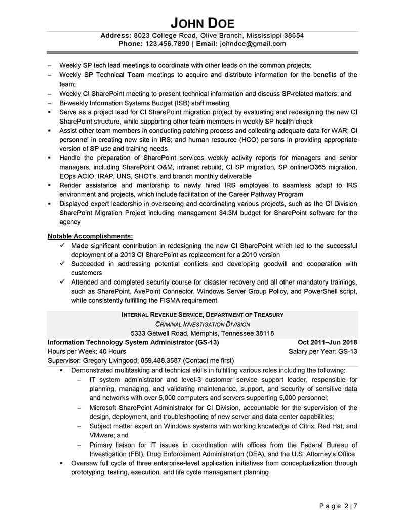 Resume Samples Objectives Entry Level Fbi Federal Resume Writing 101: Everything You Need to Know