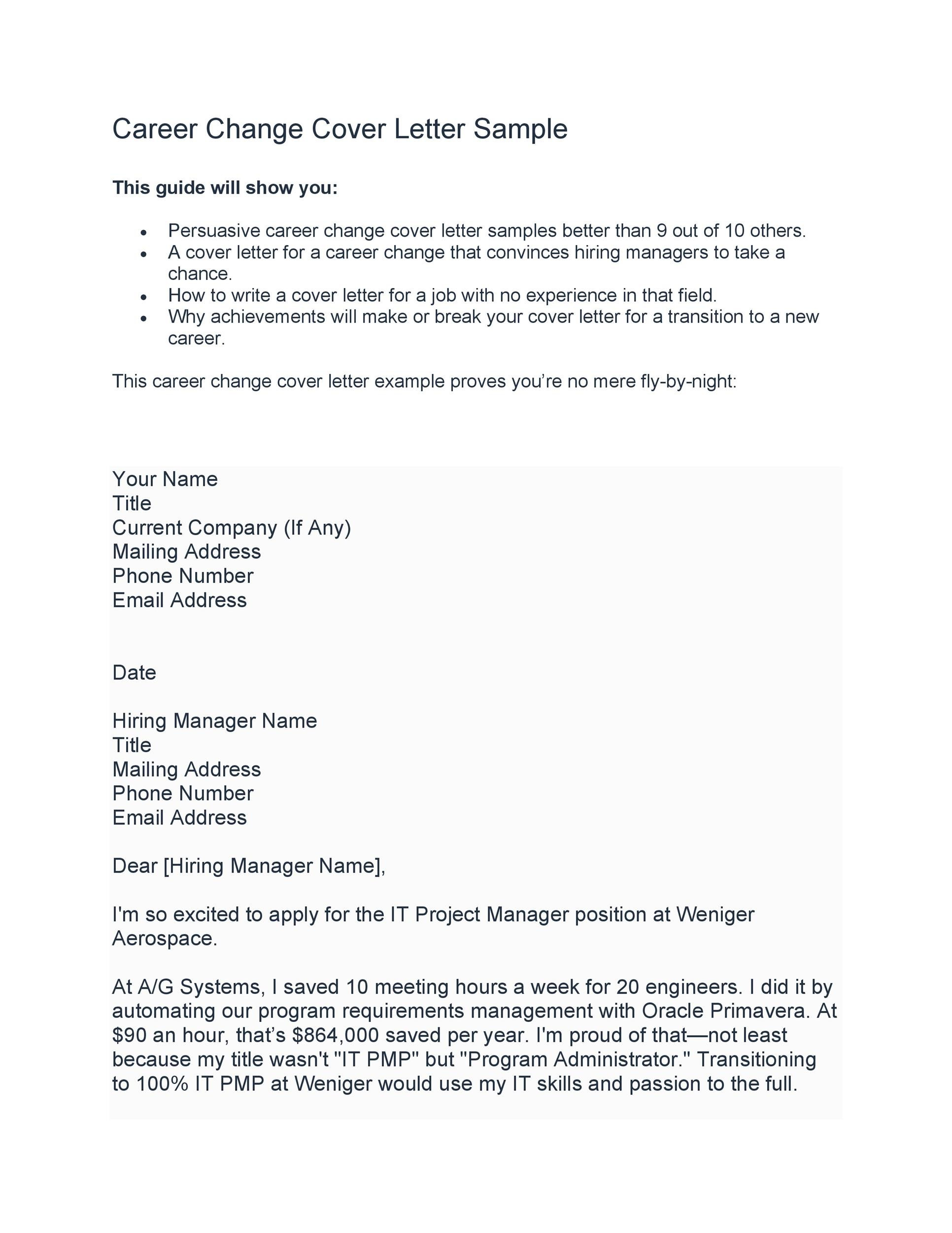 Sample Cover Letter for Career Change Resume 39 Professional Career Change Cover Letters á
Templatelab Sample Cover Letter for Career Change Resume 39 Professional Career Change Cover Letters á
Templatelab