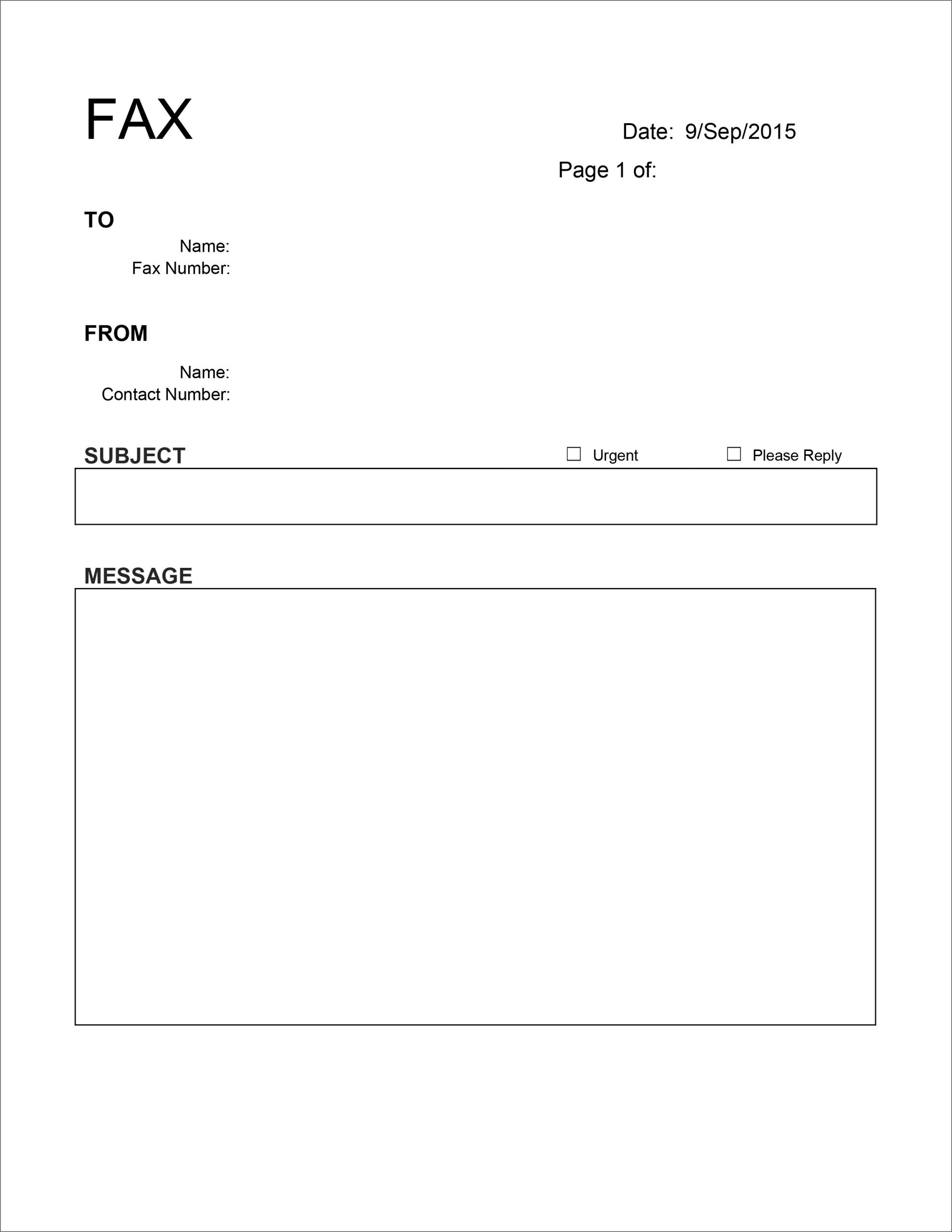 Sample Cover Letter for Faxing Resume 20 Free Fax Cover Templates / Sheets In Microsoft Office Docx