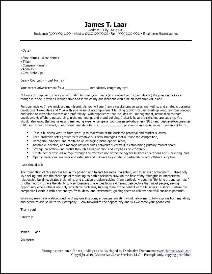 Sample Email Response to Resume Received Example Cover Letter to Show How to Write A Letter Responding to …