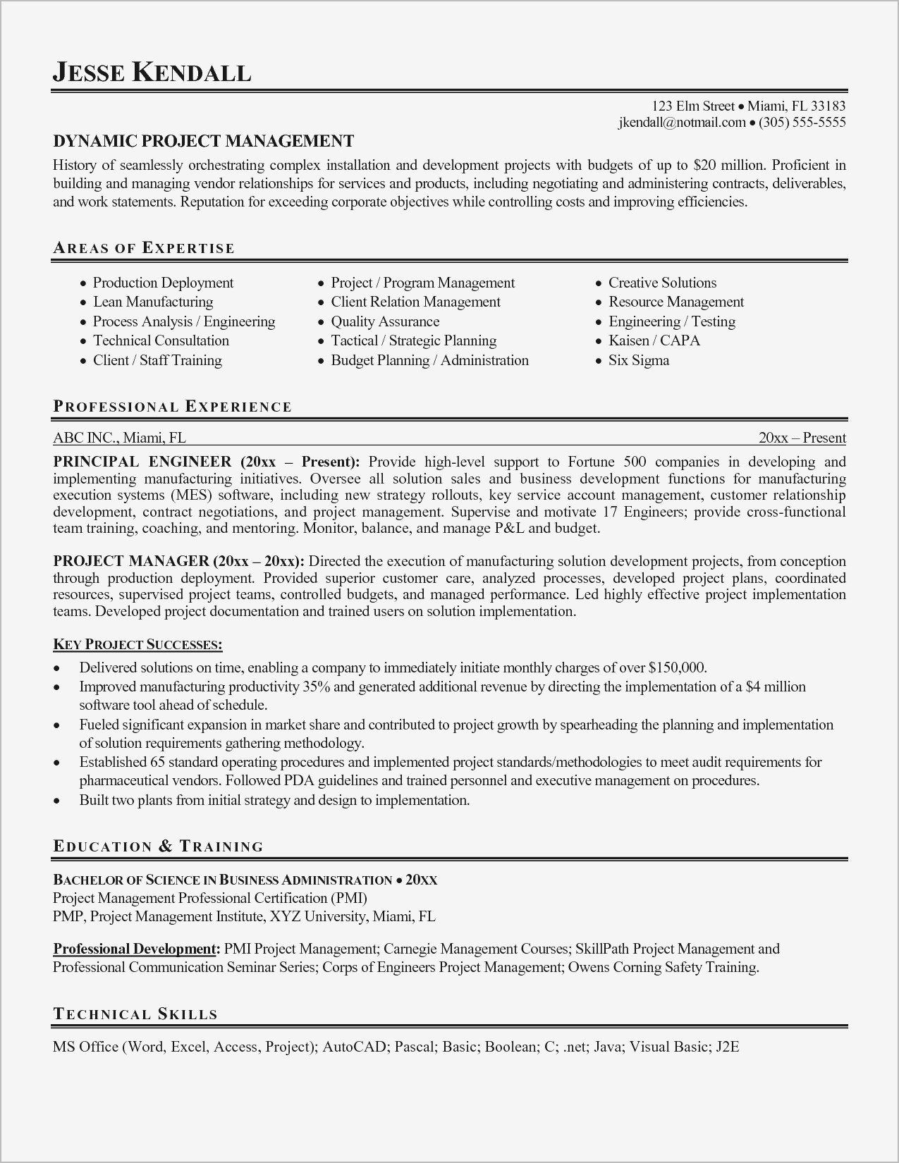 Sample Objectives for Resumes Project Management Technical Project Manager Resume Project Management Resumes …