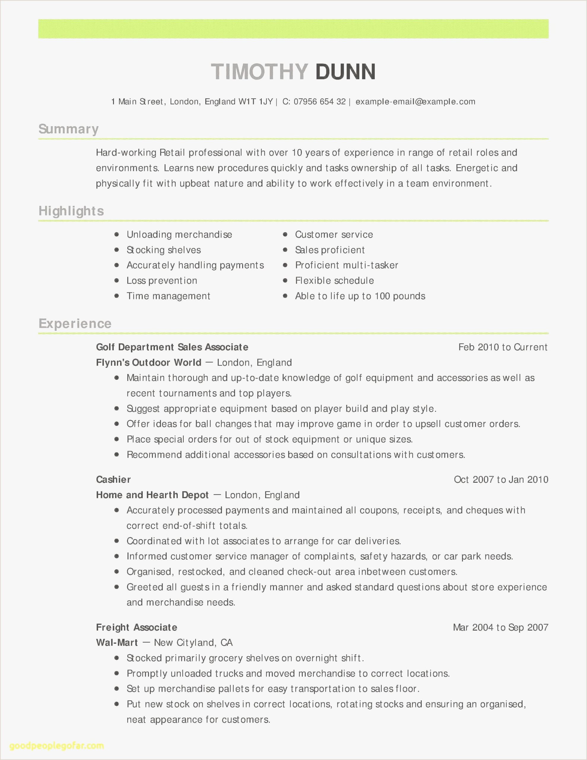 Sample Of Golf Outside Services Resume for Job Application Professional Cv format Images Resume Examples, Resume Summary …