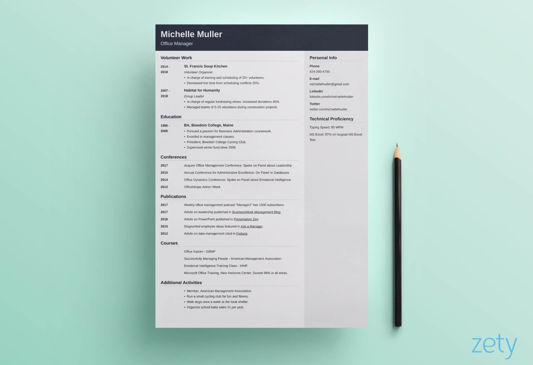 Sample Of Resume In Indesign for Two People 2 Page Resume: Will It Crush Your Chances? (format & Tips)