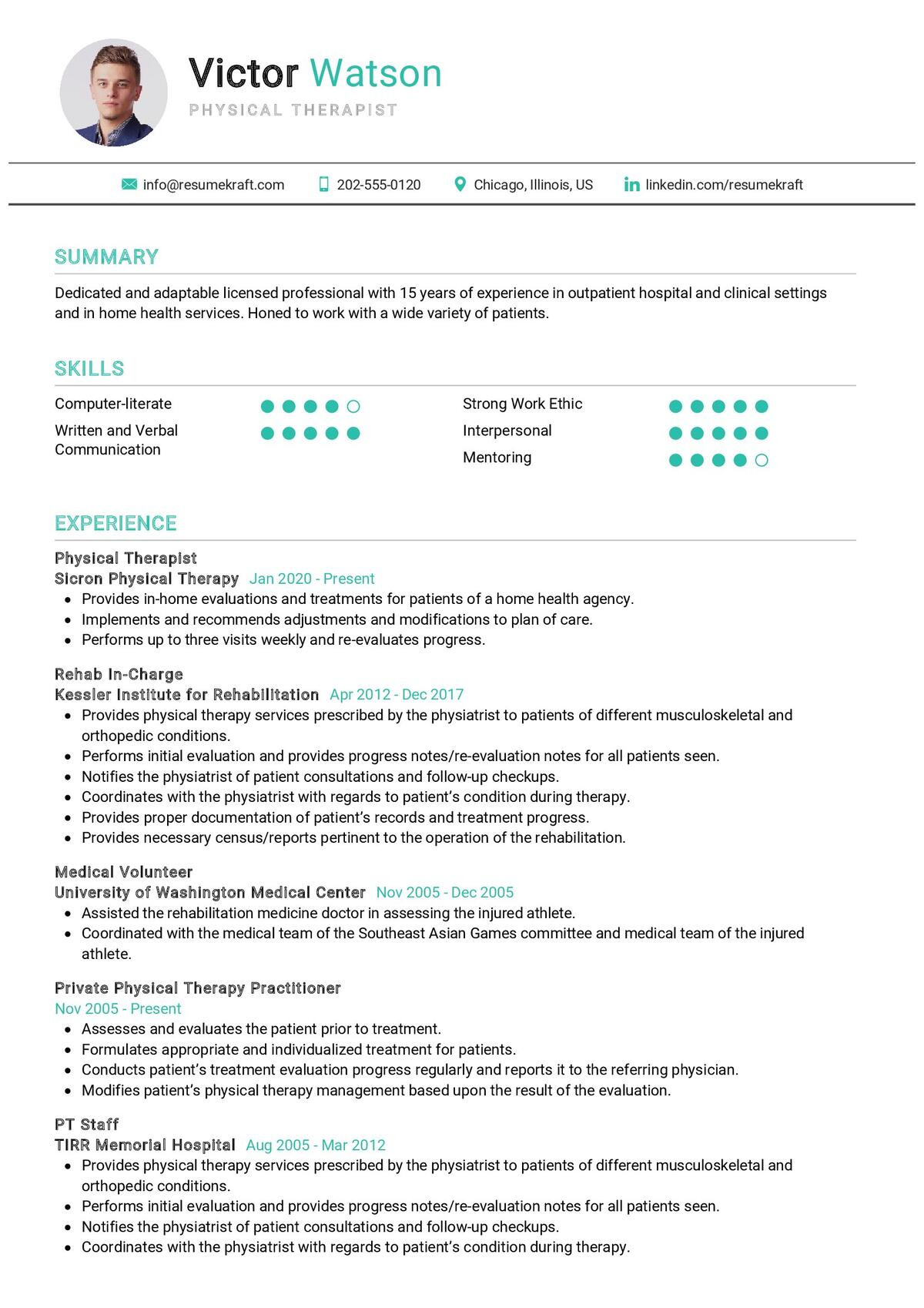 Sample Resume for A Rehab Manager Position Physical therapist Resume Sample 2021 Writing Guide & Tips …