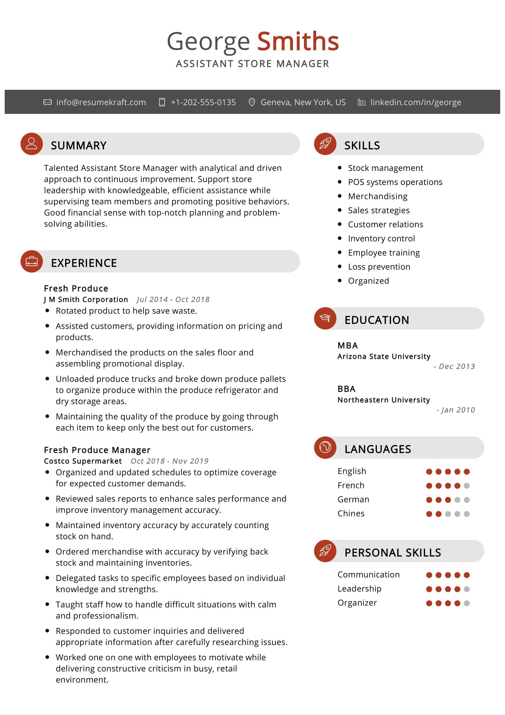 Sample Resume for A Retail Store Manager assistant Store Manager Resume Sample 2022 Writing Tips …