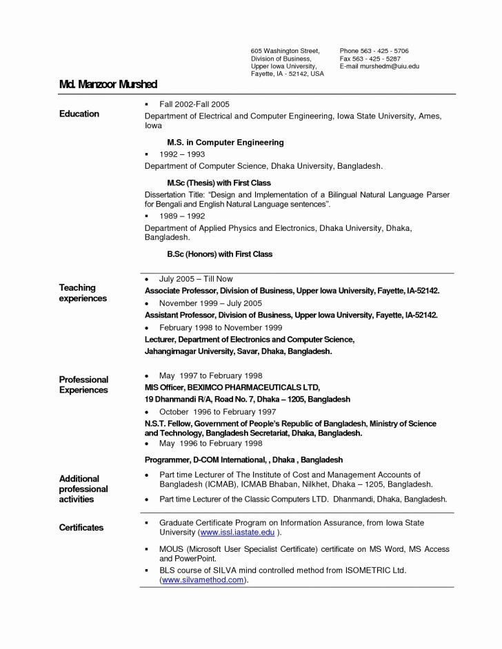 Sample Resume for assistant Professor In Civil Engineering assistant Professor Resume Pdf Sample Resume for assistant Professor In Civil Engineering assistant Professor Resume Pdf