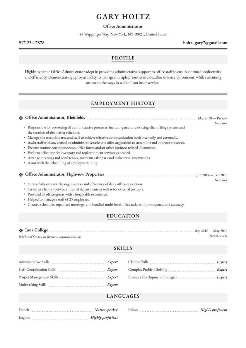 Sample Resume for General Administrative Jobs Office Administrator Resume Examples & Writing Tips 2022 (free Guides) Sample Resume for General Administrative Jobs Office Administrator Resume Examples & Writing Tips 2022 (free Guides)