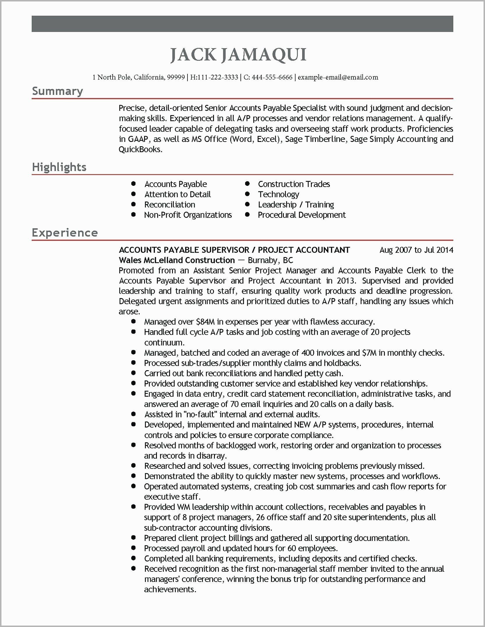 Sample Resume for Jack Of All Trades Resume Summary Examples for Jack Of All Trades – Unbrick.id