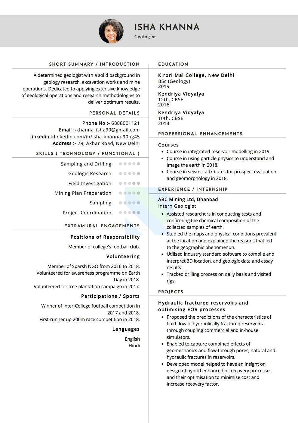Sample Resume for Msc Chemistry Experience Sample Resume Of Academic Researcher (physics) with Template … Sample Resume for Msc Chemistry Experience Sample Resume Of Academic Researcher (physics) with Template …