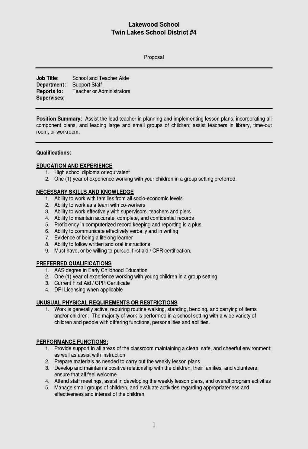 Sample Resume for Preschool Teacher assistant How to Write Cover Letter for Teachers Teacher Resume Examples … Sample Resume for Preschool Teacher assistant How to Write Cover Letter for Teachers Teacher Resume Examples …