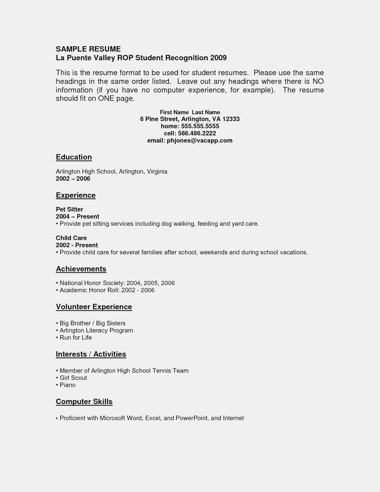 Sample Resume for Teenager with No Experience Resume Examples No Experience Resume No Experience, Student … Sample Resume for Teenager with No Experience Resume Examples No Experience Resume No Experience, Student …