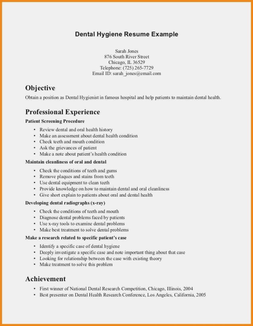 Sample Resume Objectives for Dental assistant Writing Tips to Make Resume Objective with Examples Dental …