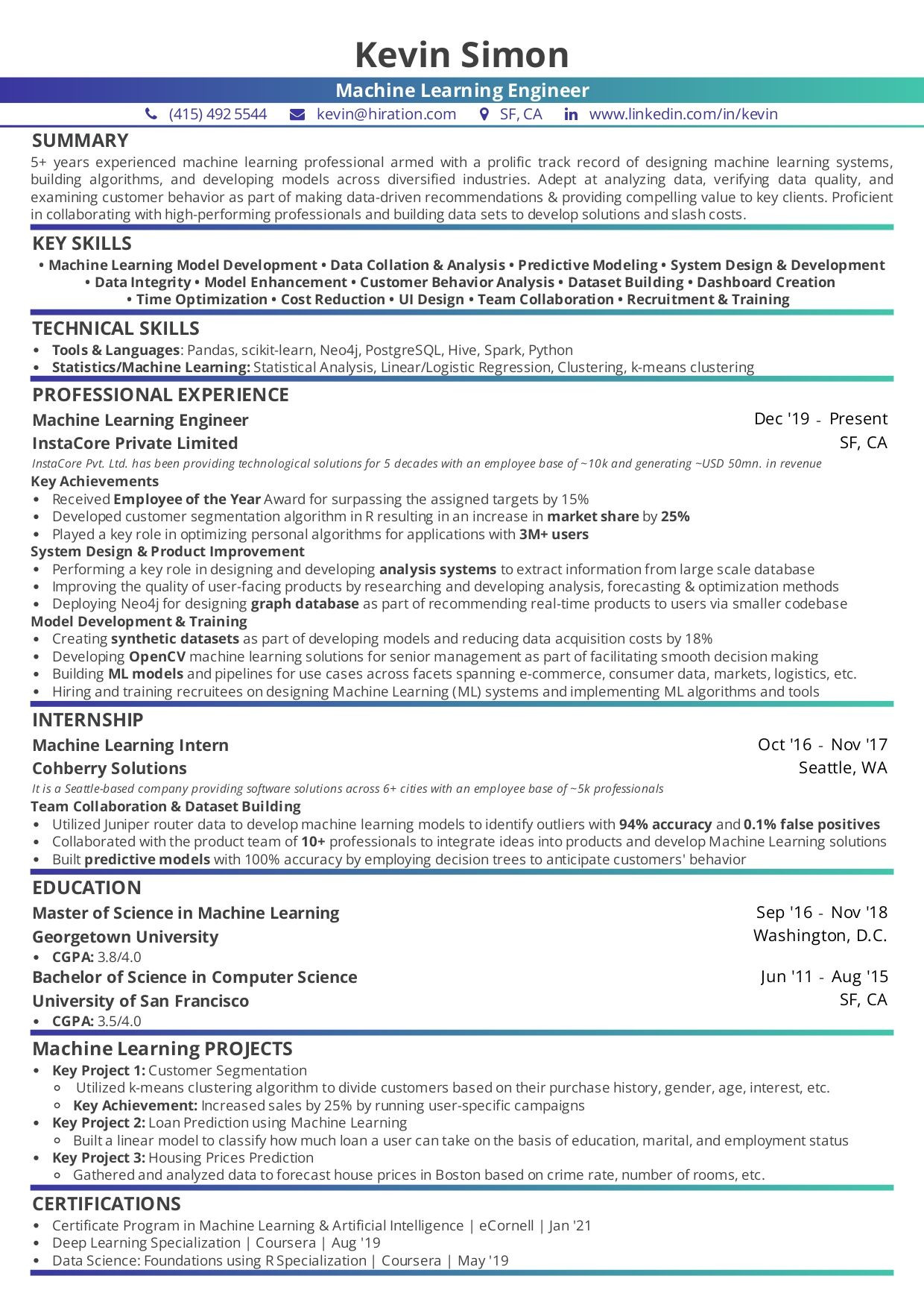 Sample Resumes for Machine Learnign Jobs How to Write A Machine Learning Resume: 2022 Guide with 10lancarrezekiq Examples