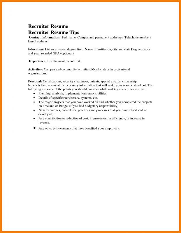 Send Email to Recruiter with Resume Sample Sample Email to Recruiter
