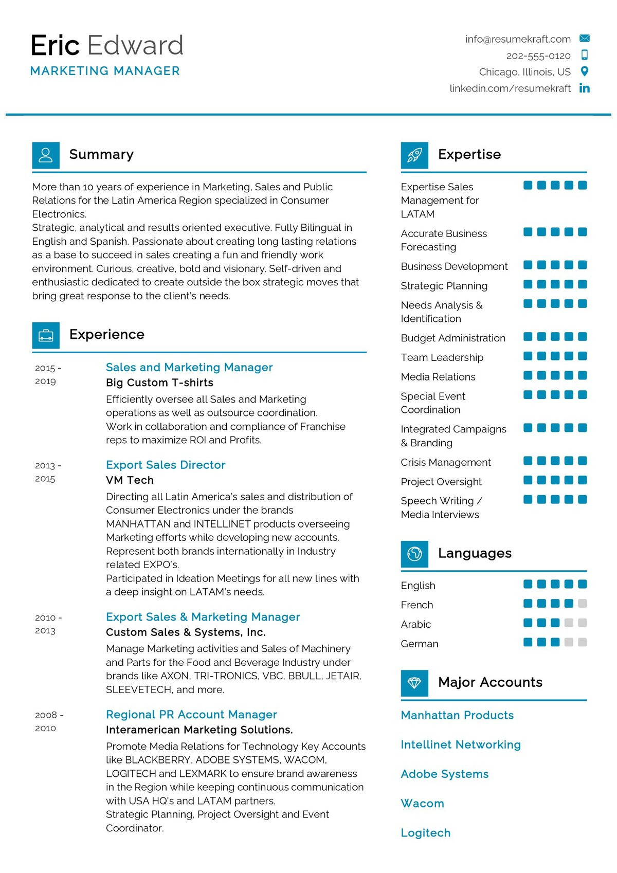 Software Marketing Manager Functional Resume Sample Marketing Manager Resume Sample 2022 Writing Tips – Resumekraft