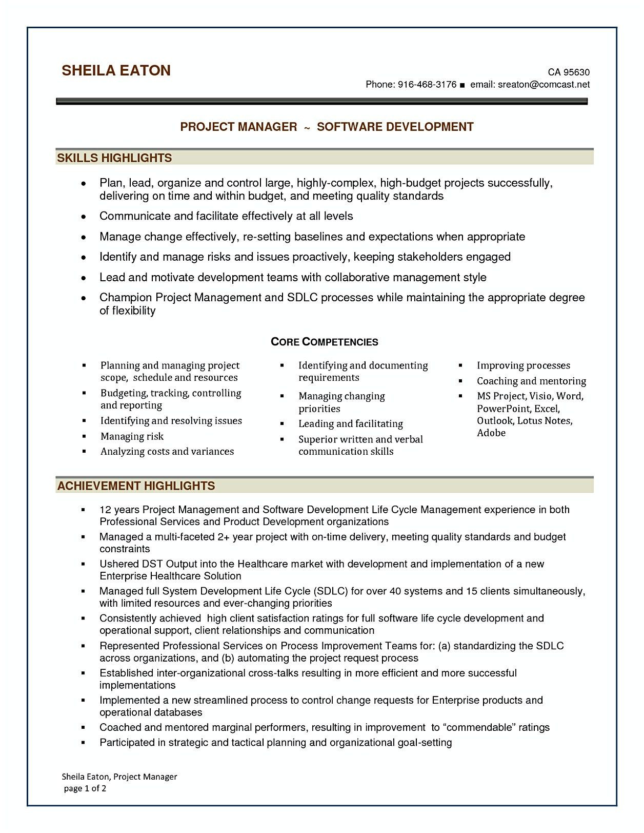 Software Project Manager Resume Achievements Sample software Project Manager Resume Sample , software Project Manager … Software Project Manager Resume Achievements Sample software Project Manager Resume Sample , software Project Manager …