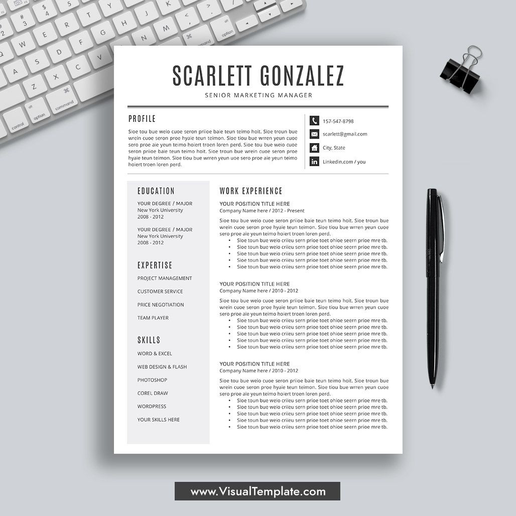 2023 Sample Digital Account Executive Resumes 2022-2023 Pre-formatted Resume Template with Resume Icons, Fonts …