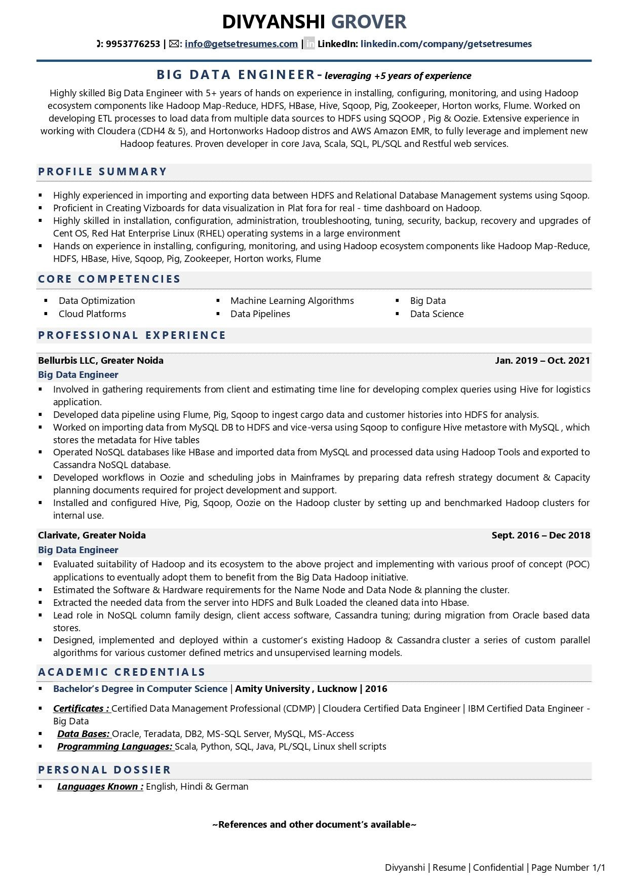 Algorithms and Data Structures Sample Resume Big Data Engineer Resume Examples & Template (with Job Winning Tips) Algorithms and Data Structures Sample Resume Big Data Engineer Resume Examples & Template (with Job Winning Tips)