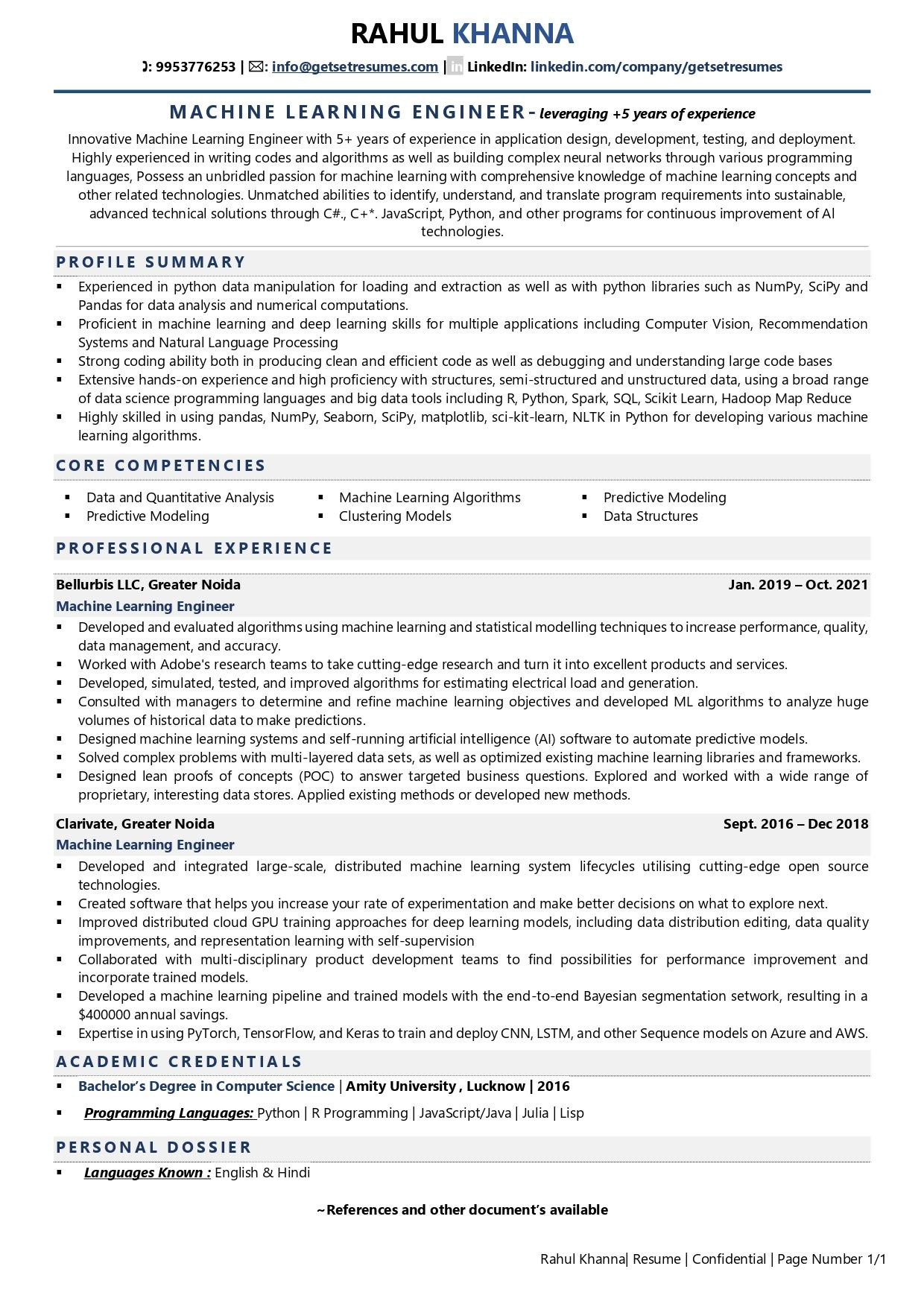 Algorithms and Data Structures Sample Resume Machine Learning Engineer Resume Examples & Template (with Job … Algorithms and Data Structures Sample Resume Machine Learning Engineer Resume Examples & Template (with Job …