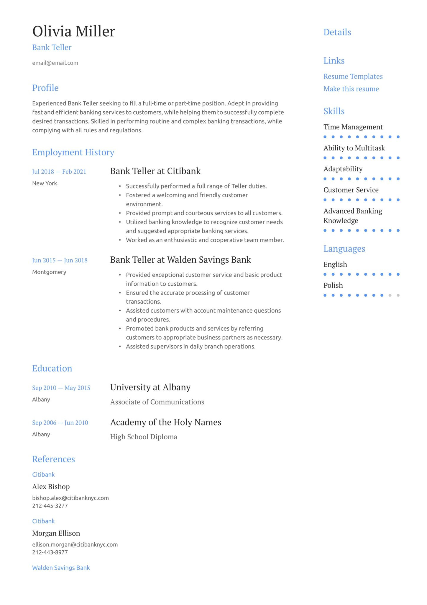 Bank Teller Resume Sample Job Hero Ux Designer Resume & Guide Free 12 Templates 2021