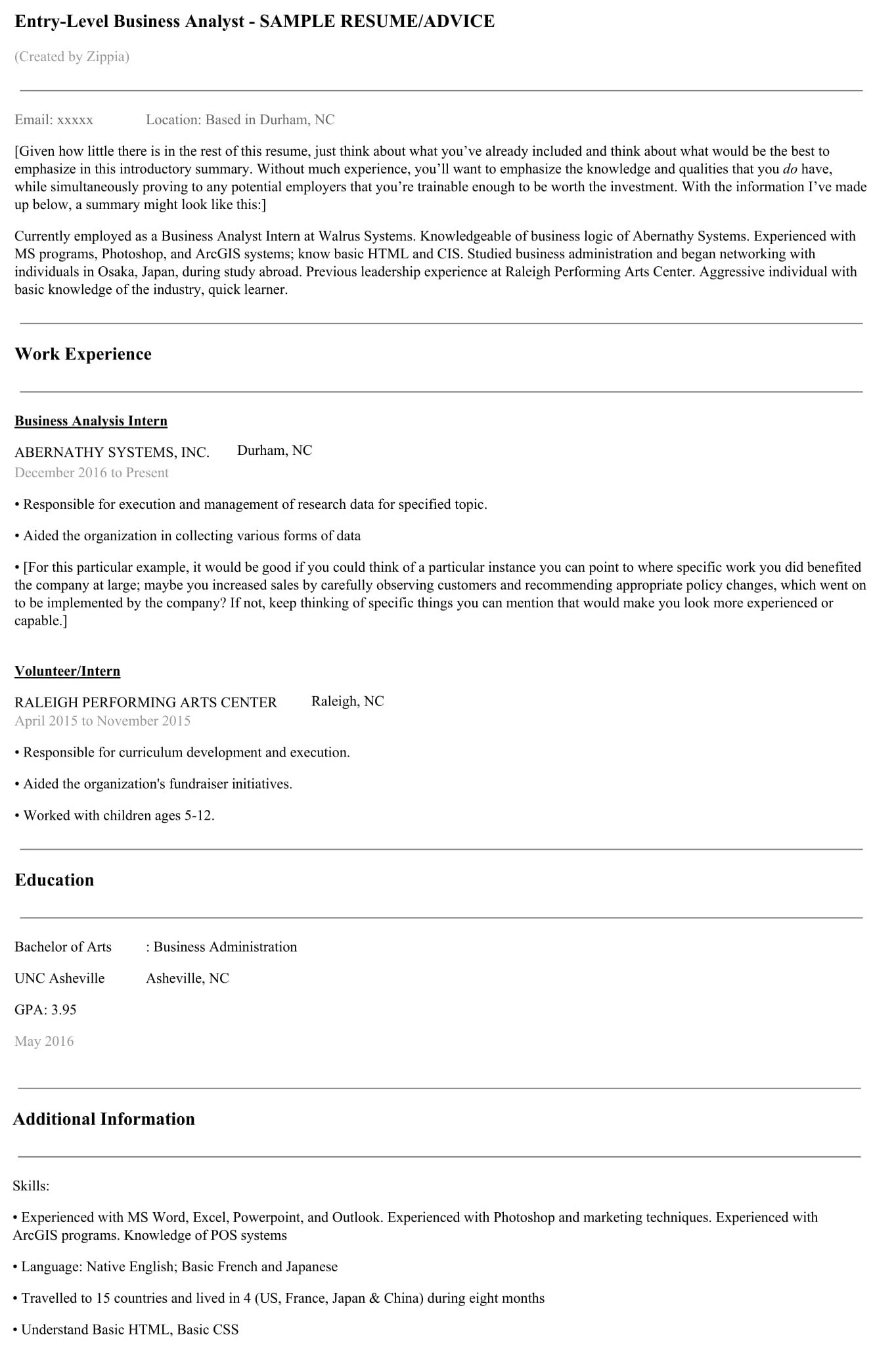 Business Analyst Non It Sample Resume Indeed How to Write the Perfect Business Analyst Resume – Zippia Business Analyst Non It Sample Resume Indeed How to Write the Perfect Business Analyst Resume – Zippia