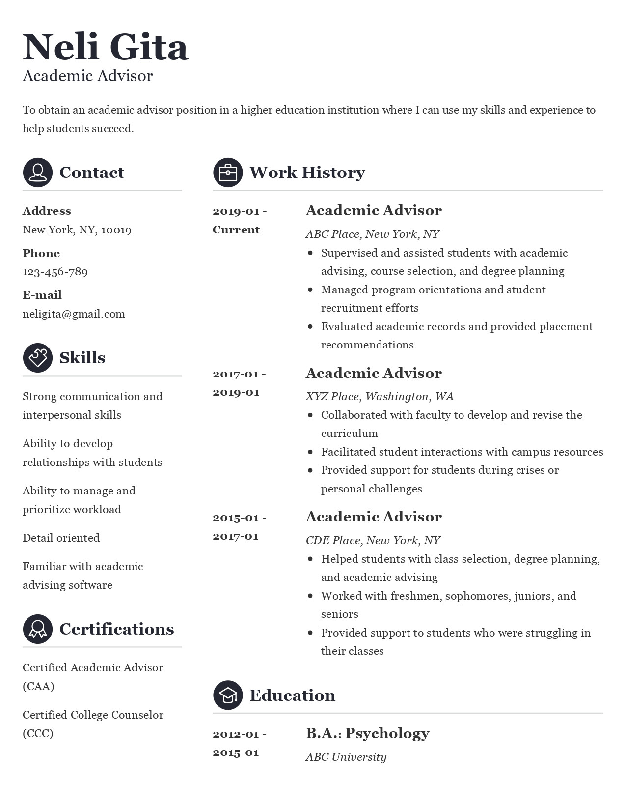 Chronological Resume Sample 2023 for ats Resume 2023 â Outstanding Resume for 2023