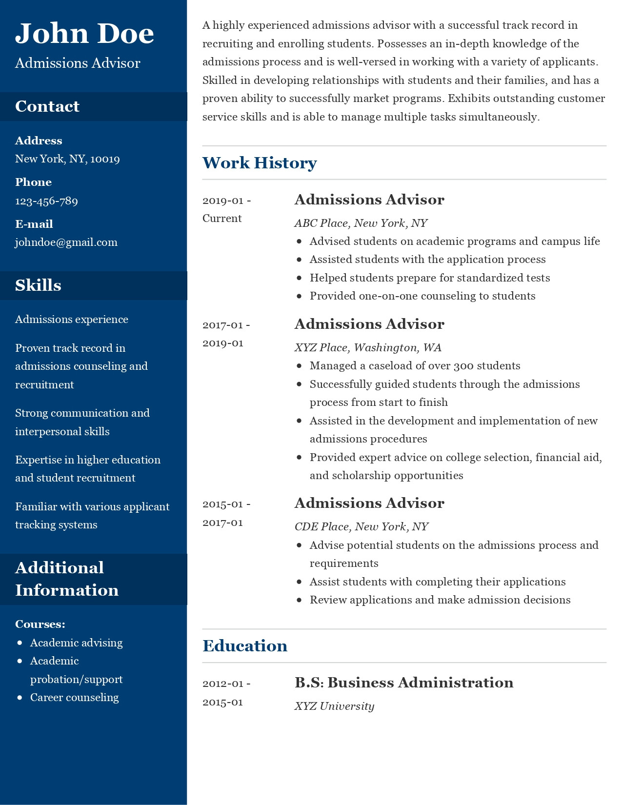 Chronological Resume Sample 2023 for ats Resume 2023 â Outstanding Resume for 2023