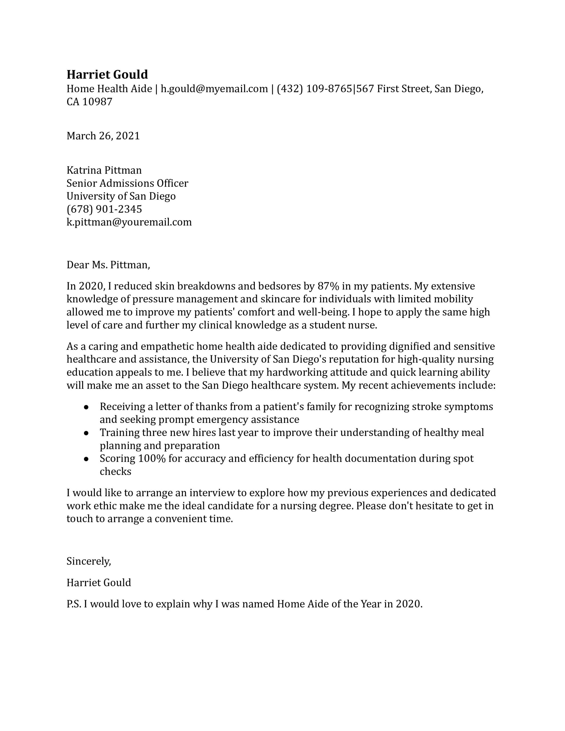 Cover Letter for Student Resume Samples Nursing Student Cover Letter Examples In 2022 – Resumebuilder.com