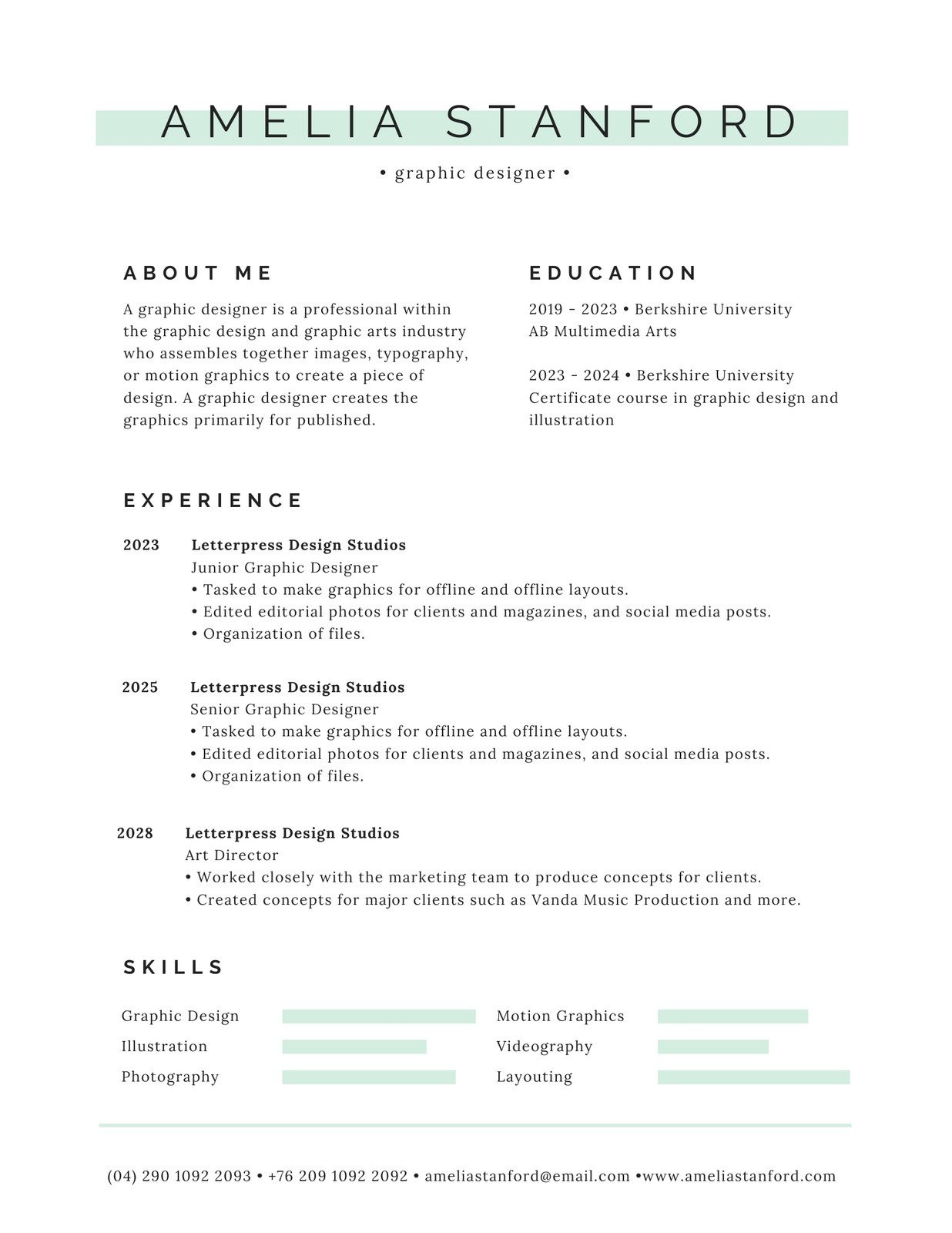 Resume for No Experience Sample 2023 White and Pastel Teal Minimalist Resume – Templates by Canva