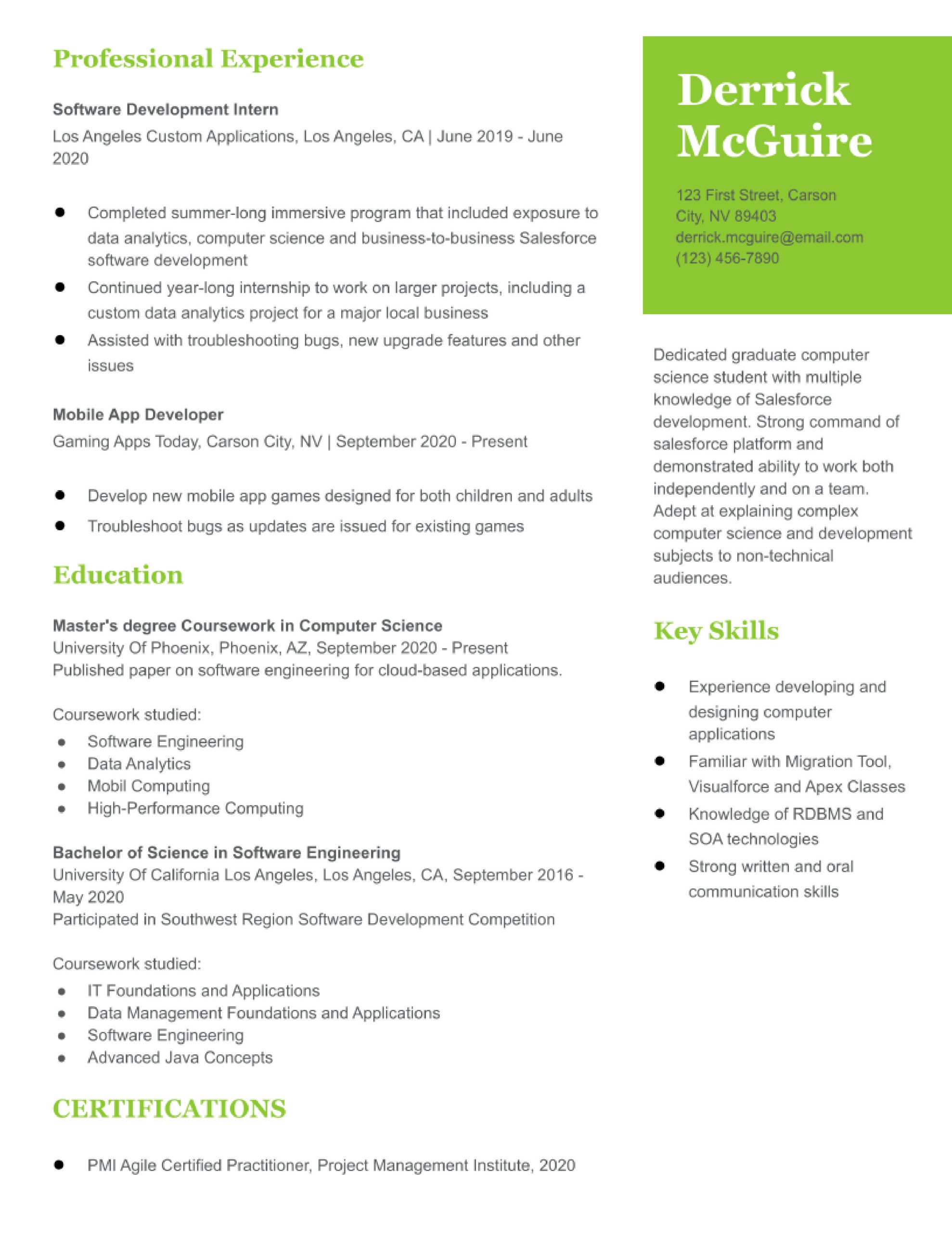 Salesforce Sample Resume with Sales Process Salesforce Developer Resume Examples In 2022 – Resumebuilder.com Salesforce Sample Resume with Sales Process Salesforce Developer Resume Examples In 2022 – Resumebuilder.com