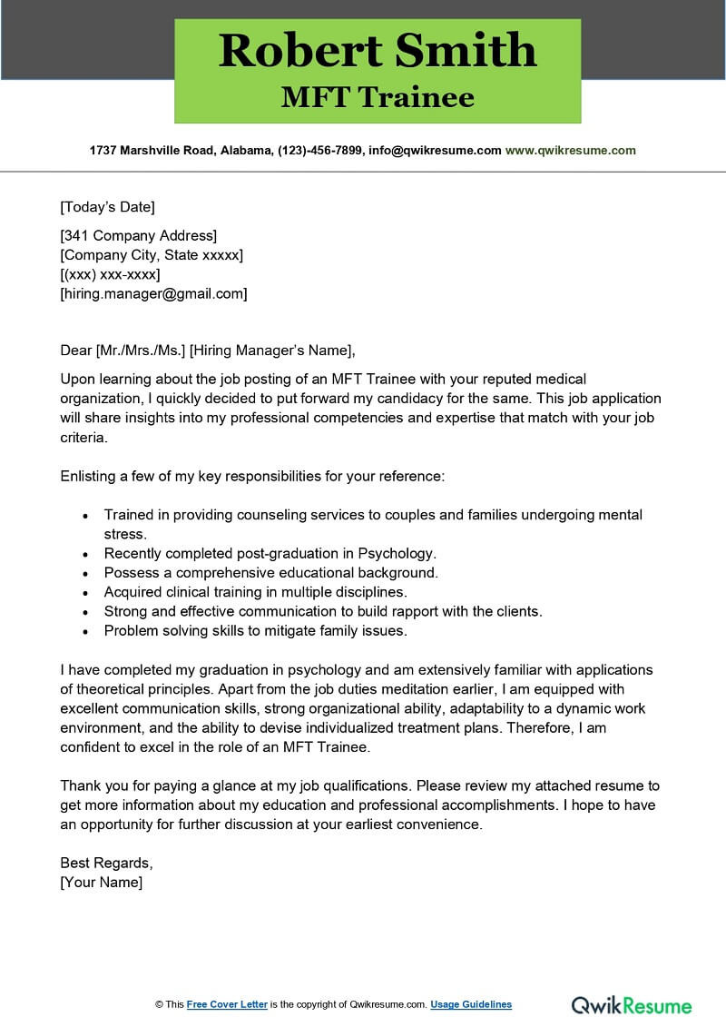 Sample Mft Resume County Job Clients Served Direct Support Professional Cover Letter Examples – Qwikresume
