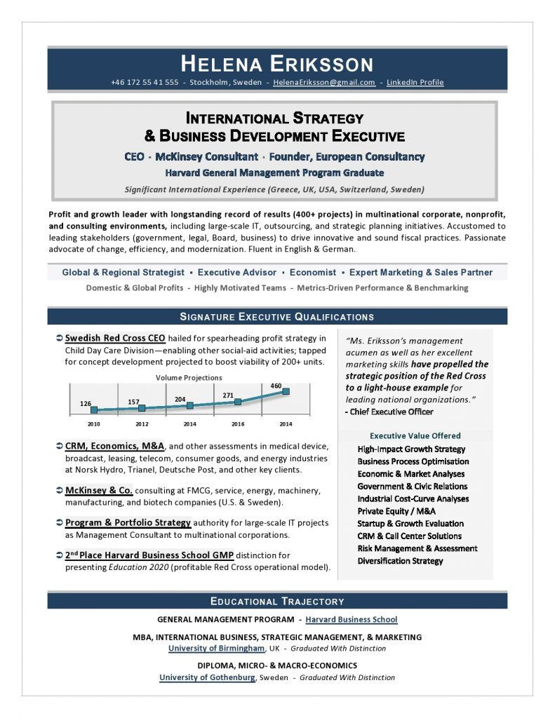Sample Resume for A Sales Executive Procter and Gamble It Director Sample Resume. Cio Resume Writing by former Recruiter …