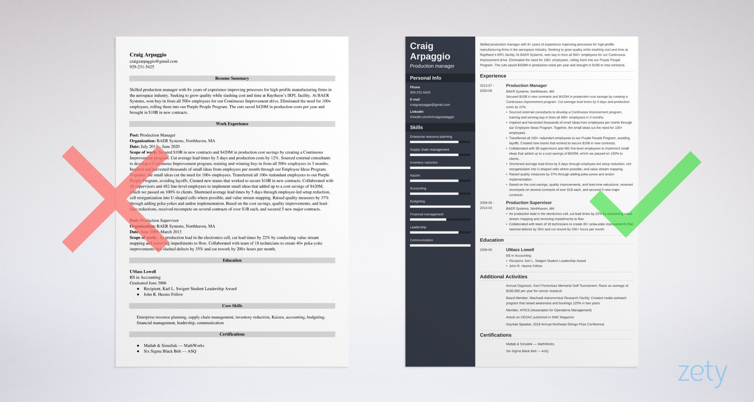 Sample Resume for Production Planning Manager Production Manager Resume: Examples and Guide [10lancarrezekiq Tips]