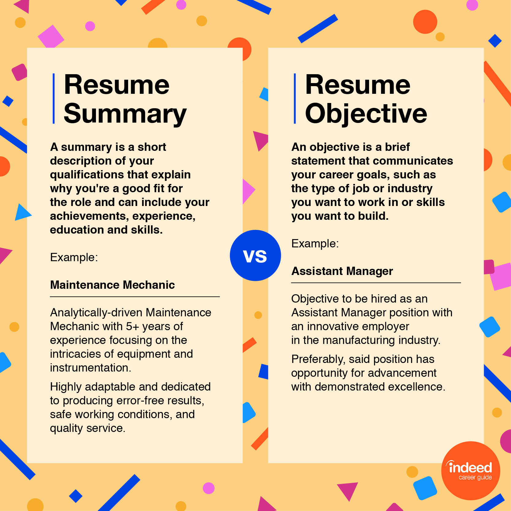 Sample Resume Objective Statements for Warehouse Warehouse Resume Objectives Vs. Professional Summaries Indeed.com