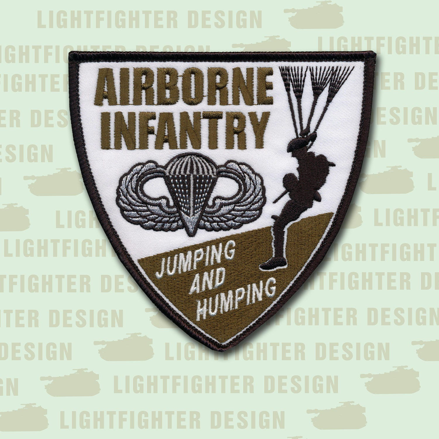 Scout to Warrant Officer Resume Sample 4 1/2″ Embroidered “jumping and Humping” Patch (wax Backing) – Airborne – Paratrooper – Airborne Ranger – Jump Master