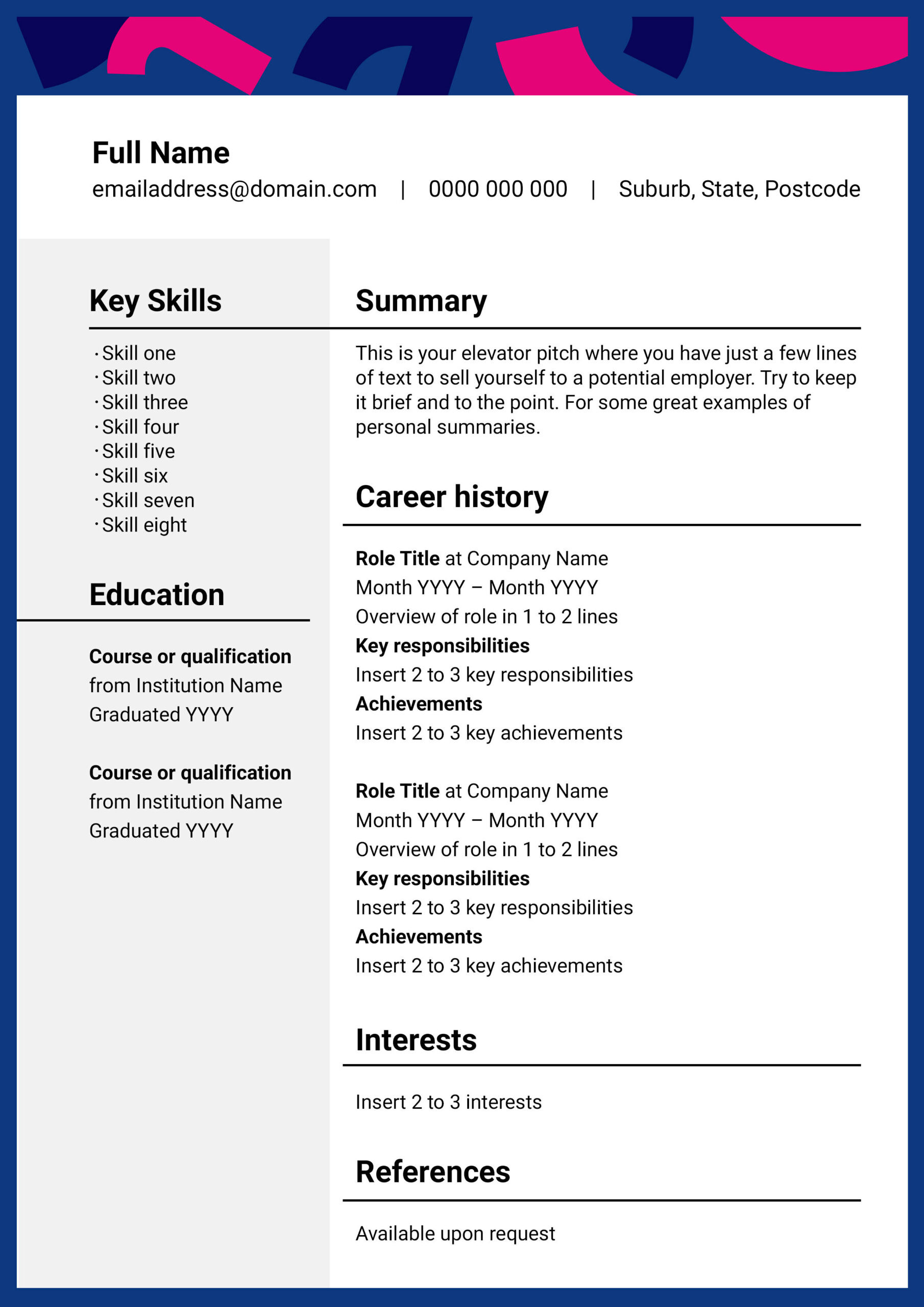 The Best Resume Sample In Malaysia Free Resume Templates that Will Make You Stand Out