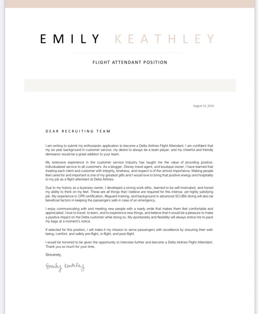 American Airlines Flight attendant Entry Resume Sample How to Write A Flight attendant Resume – Wear I Wandered