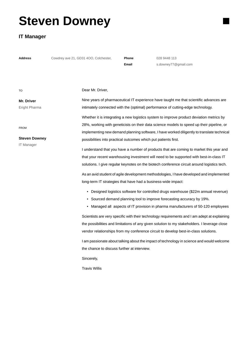 Cover Letter Sample for Resume Ojt Internship Cover Letter Example & Writing Guide Â· Resume.io