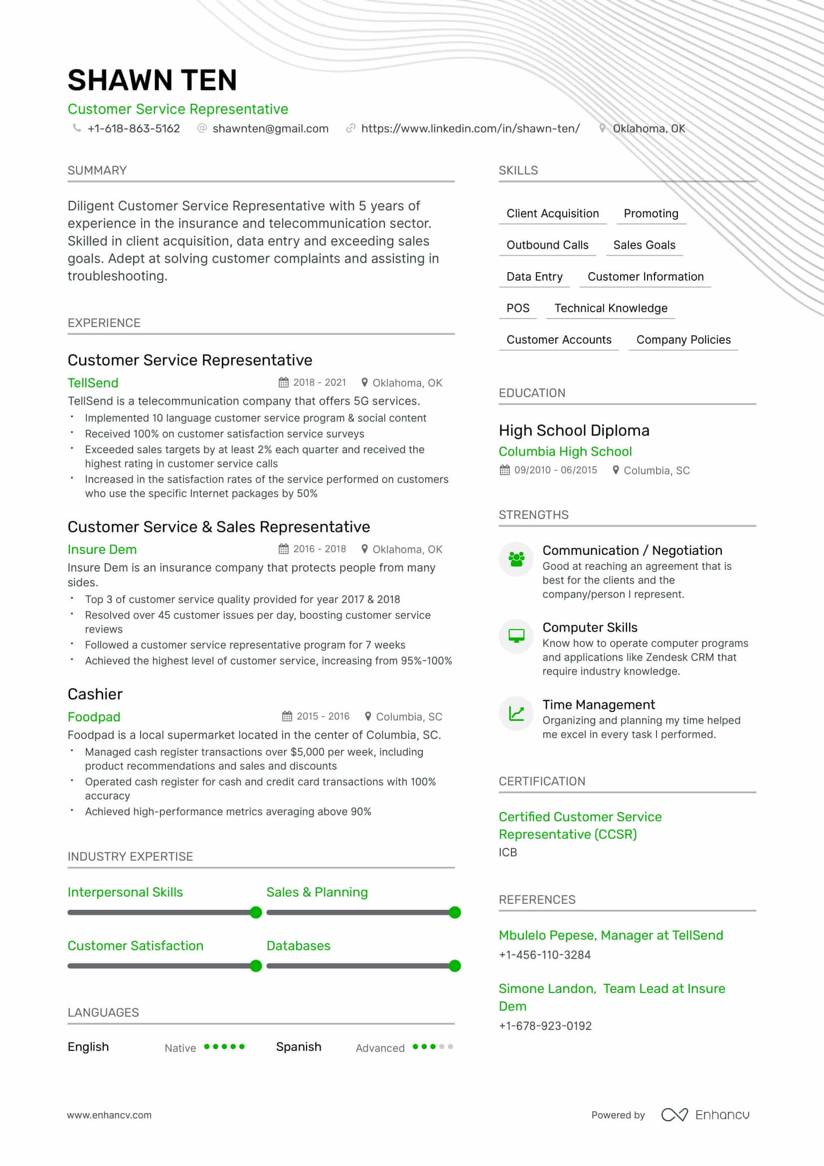 Laboratory Client Service Representative Resume Objective Sample Job Winning Customer Service Resume Examples & Guide for 2022 …