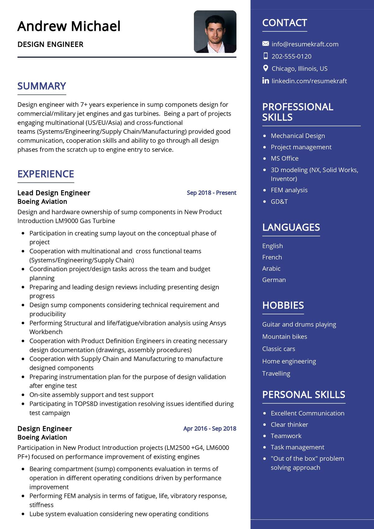 Resume Sample for Boeing Executive Administrative assistant Design Engineer Cv Sample 2022 Writing Tips – Resumekraft