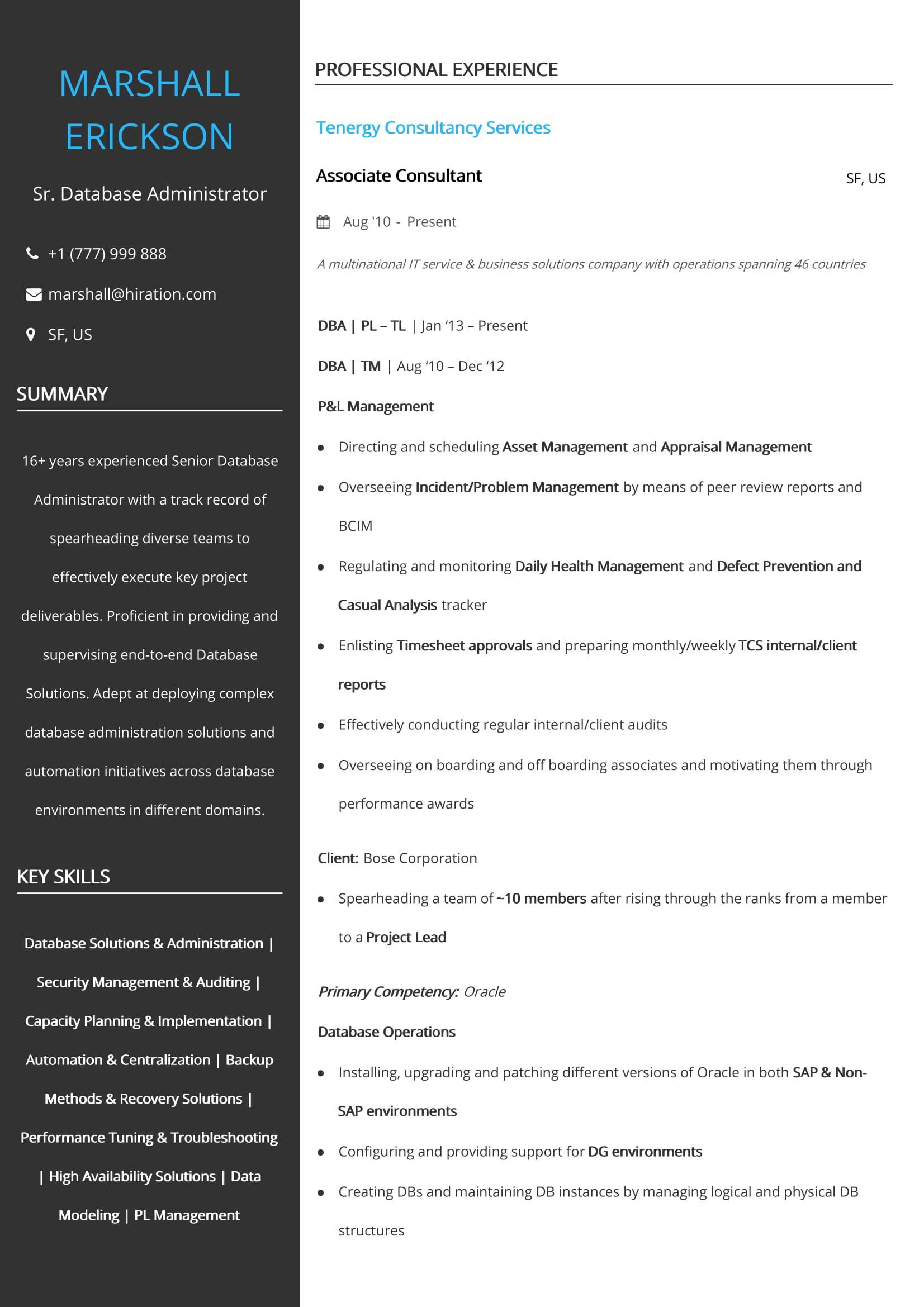 Sample 2 Page Resume Information Technology 15 Years Experience Two Page Resume format: 2022 Examples & Guide