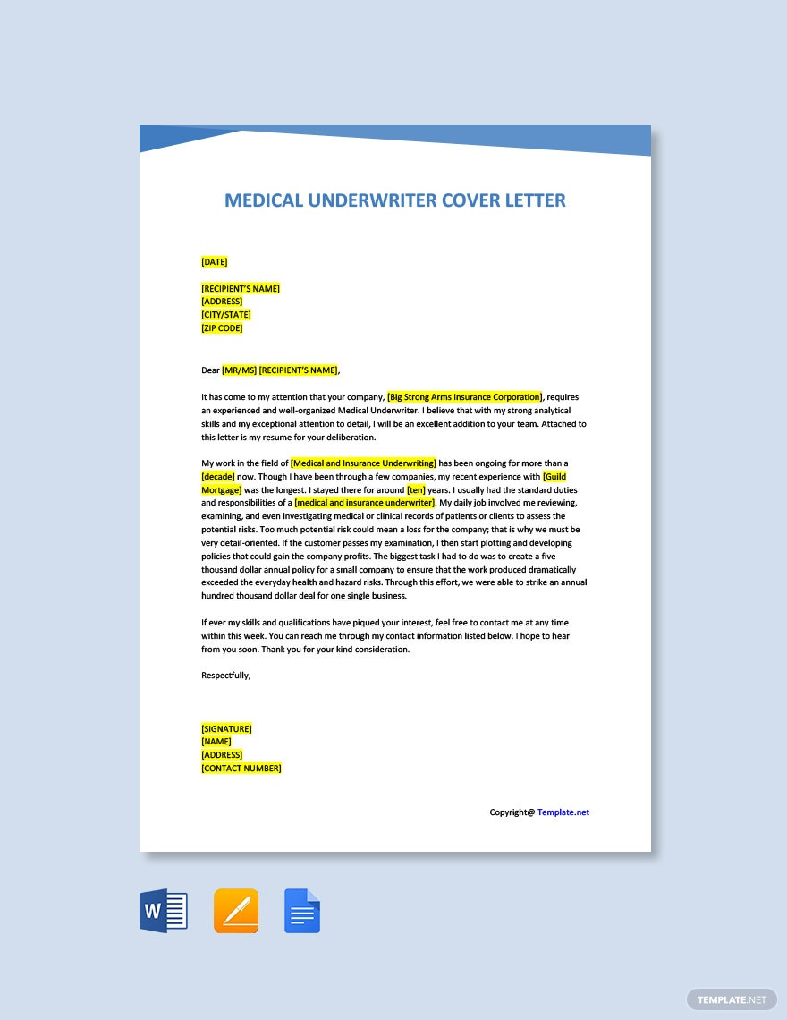 Sample Cover Letter for Mortgage Underwriter Resume Underwriter Cover Letter Templates Pdf – format, Free, Download …